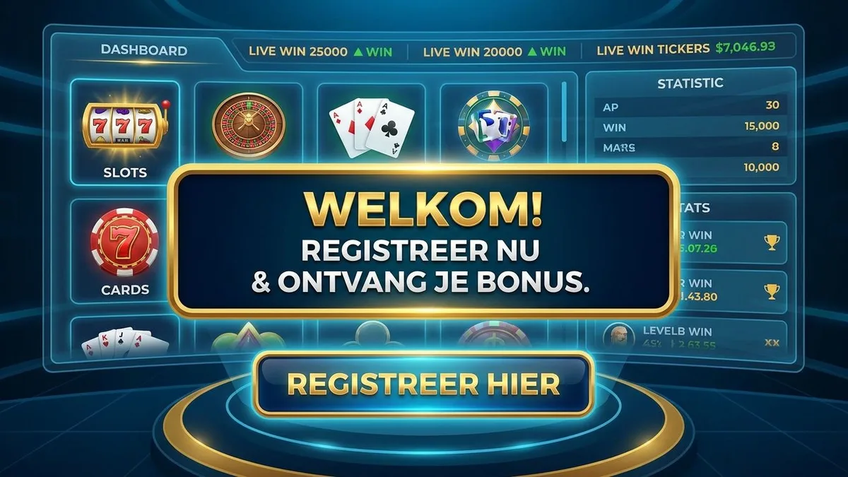 Registreren met bonus